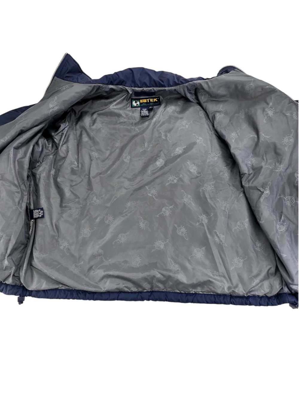 Vintage 90s Eddie Bauer EBTEK Puffer Jacket Mens XL Thinsulate Navy Gorpcore